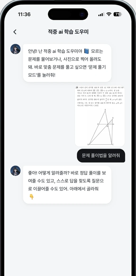 AI 적중 맞춤 출제